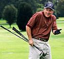 Bush playing golf