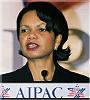 Condoleezza Rice addresses the American Israel Public Affairs Committee's annual policy conference 