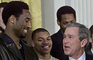 Kobe Bryant and George Bush