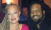 Rachel Dolezal is pictured with her former fiancé, Maurice Turner