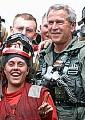 President George W. Bush  celebrates victory over Iraq May 1, 2003