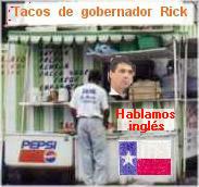 Ex-governor Rick Perry opens taco stand in  Houston
